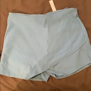 Light blue skort
